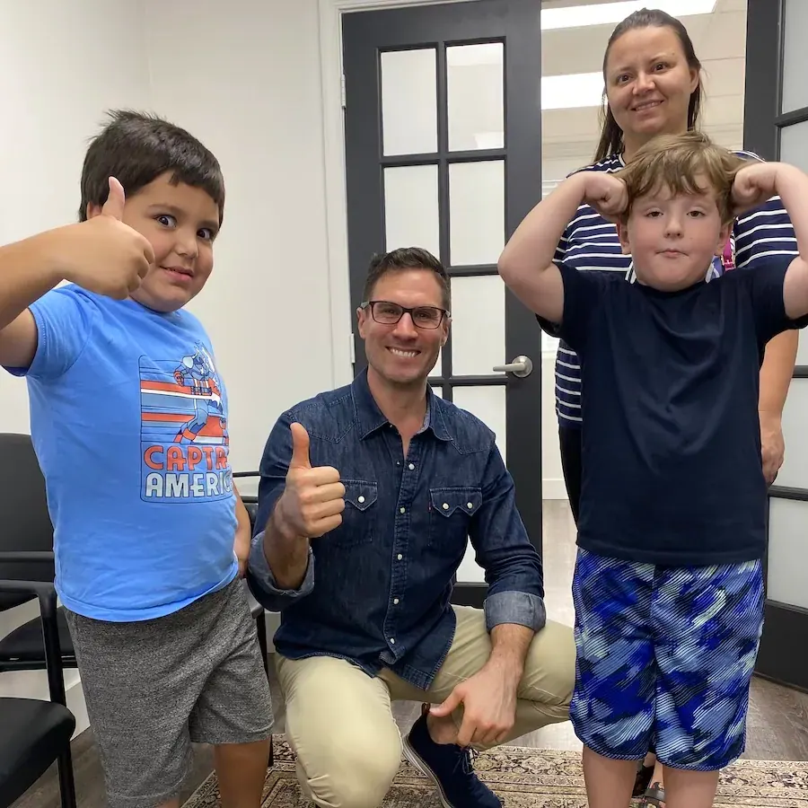 Children with Dr. David Ridos