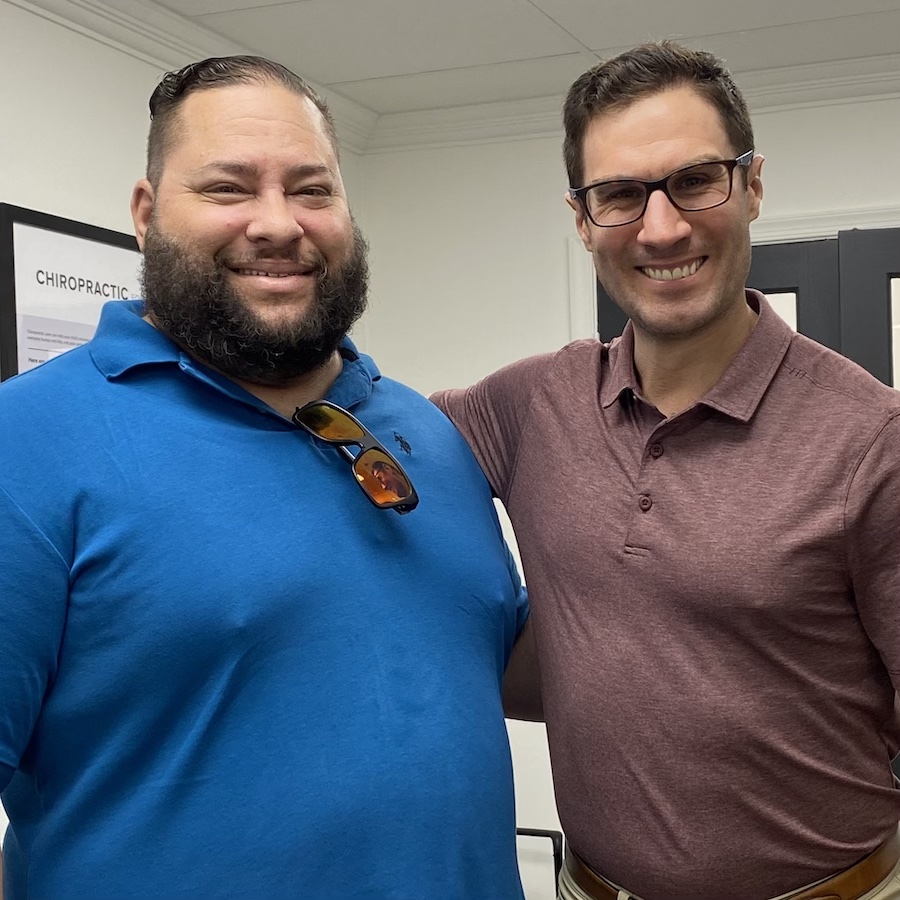 Patient with Dr. David Ridos