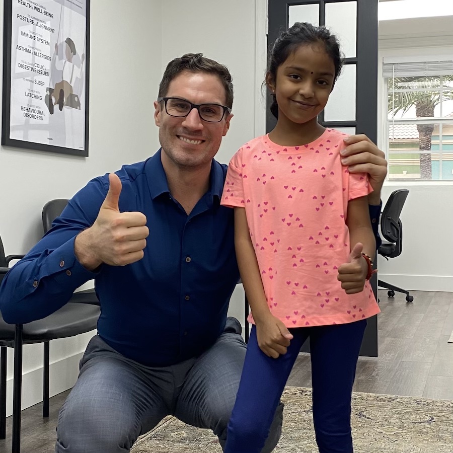 Dr. David Ridos with young patient