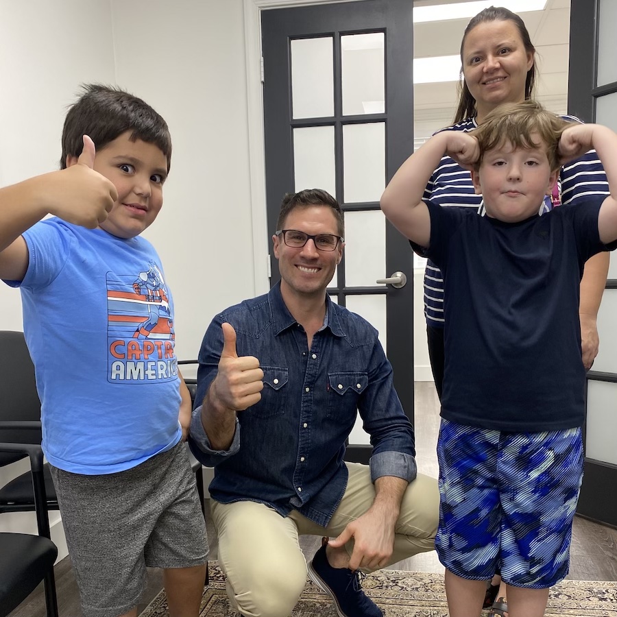 Children with Dr. David Ridos