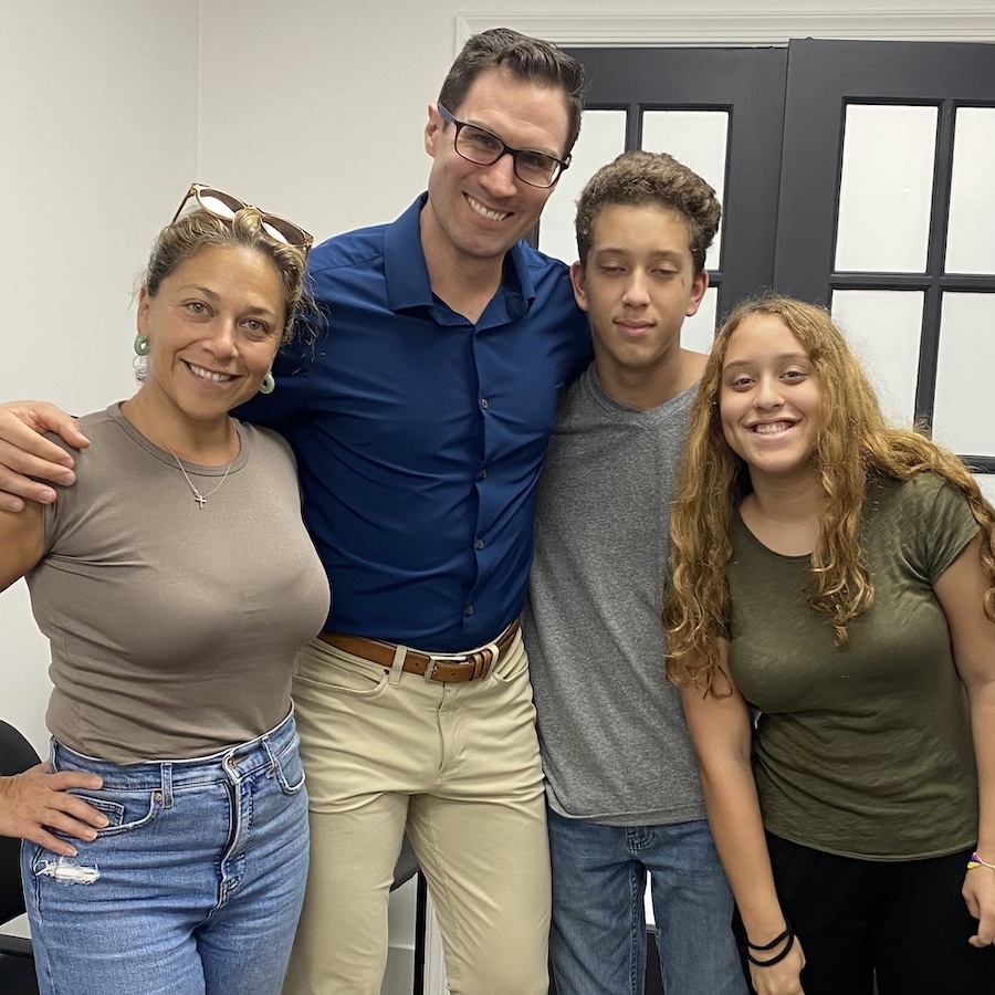 Family with Dr. David Ridos